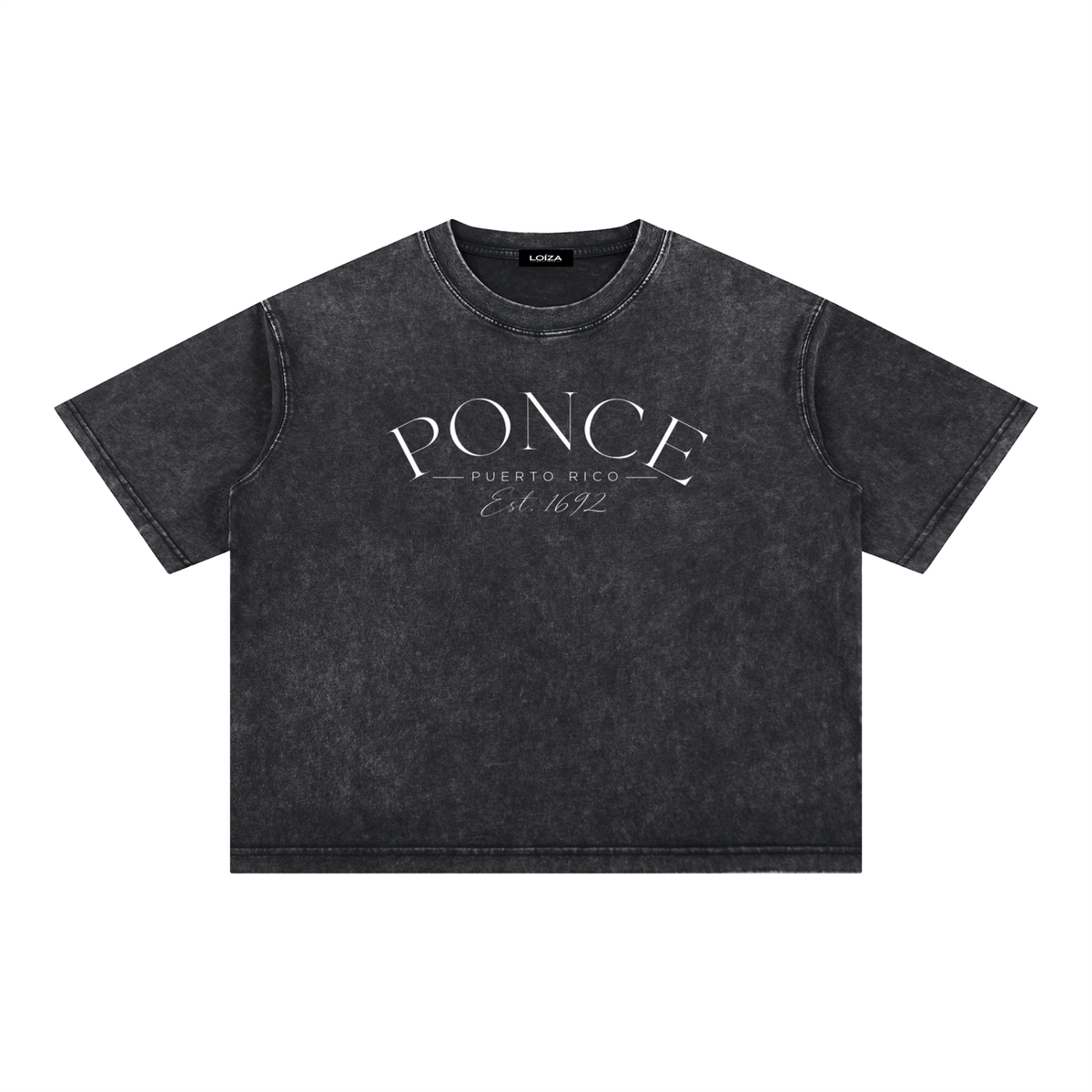 Ponce Mineral Wash Boxy Cotton T-Shirt